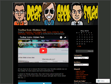 Tablet Screenshot of deafgeeksquad.wordpress.com