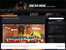 Tablet Screenshot of jakdamakmusic.wordpress.com