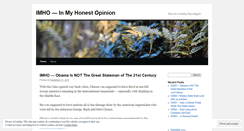 Desktop Screenshot of imho1.wordpress.com