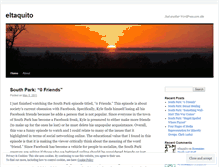 Tablet Screenshot of eltaquito.wordpress.com