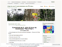 Tablet Screenshot of grupocaminheirosevora.wordpress.com