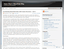 Tablet Screenshot of jamesmacesp.wordpress.com
