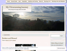 Tablet Screenshot of myultrarunningjourney.wordpress.com