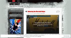 Desktop Screenshot of kinz.wordpress.com