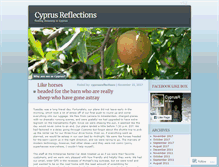 Tablet Screenshot of cyprusreflections.wordpress.com