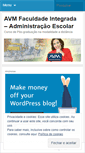 Mobile Screenshot of iavmadministracaoescolar.wordpress.com