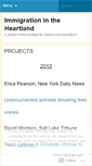 Mobile Screenshot of immigrationintheheartland.wordpress.com
