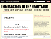 Tablet Screenshot of immigrationintheheartland.wordpress.com