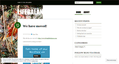 Desktop Screenshot of livinglifebalance.wordpress.com