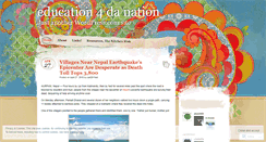 Desktop Screenshot of education4danation.wordpress.com