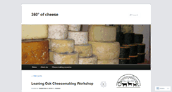 Desktop Screenshot of 360degreescheese.wordpress.com