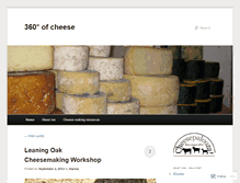 Tablet Screenshot of 360degreescheese.wordpress.com