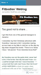 Mobile Screenshot of fitbodies.wordpress.com