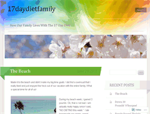 Tablet Screenshot of 17daydietfamily.wordpress.com