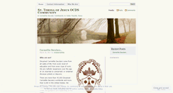 Desktop Screenshot of iacarmeliteseculars.wordpress.com