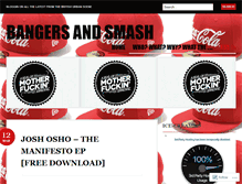 Tablet Screenshot of bangersandsmash.wordpress.com