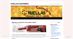 Desktop Screenshot of huellascantabria.wordpress.com