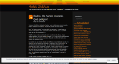 Desktop Screenshot of manuzabala.wordpress.com