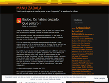 Tablet Screenshot of manuzabala.wordpress.com