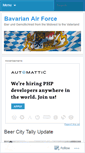 Mobile Screenshot of bavarianairforce.wordpress.com