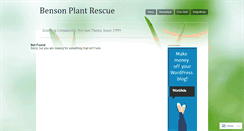 Desktop Screenshot of bplantr.wordpress.com