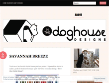 Tablet Screenshot of inthedoghousedesigns.wordpress.com