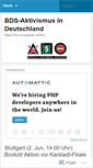 Mobile Screenshot of bdsgermany.wordpress.com