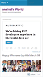 Mobile Screenshot of anshulchouhan.wordpress.com