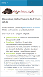 Mobile Screenshot of plattschnauze.wordpress.com