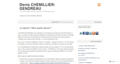 Desktop Screenshot of denischemilliergendreau.wordpress.com