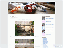 Tablet Screenshot of menditfixitmakeit.wordpress.com