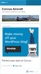 Mobile Screenshot of corvusaircraft.wordpress.com