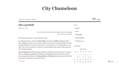 Desktop Screenshot of citychameleon.wordpress.com