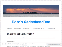 Tablet Screenshot of dorosgedankenduene.wordpress.com