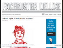 Tablet Screenshot of facebusterdeluxe.wordpress.com