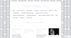 Desktop Screenshot of cassieclassychic.wordpress.com