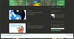 Desktop Screenshot of mysacredjourney.wordpress.com
