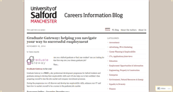 Desktop Screenshot of careersatsalford.wordpress.com