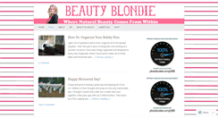 Desktop Screenshot of beautyblondiedotorg.wordpress.com