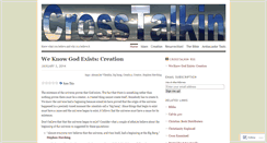 Desktop Screenshot of crosstalkin.wordpress.com