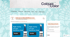 Desktop Screenshot of coloursofcolor.wordpress.com