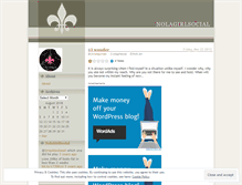 Tablet Screenshot of nolagirlsocial.wordpress.com