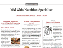 Tablet Screenshot of midohionutrition.wordpress.com