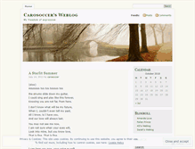 Tablet Screenshot of carosoccer.wordpress.com