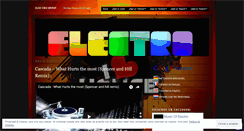 Desktop Screenshot of musicofelectro.wordpress.com