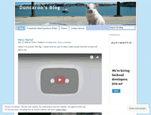 Tablet Screenshot of duncanthepig.wordpress.com