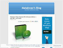 Tablet Screenshot of matakwaz.wordpress.com