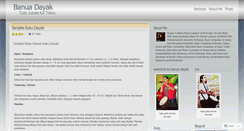 Desktop Screenshot of banuadayak.wordpress.com