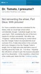 Mobile Screenshot of drtomatoipresume.wordpress.com