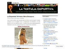 Tablet Screenshot of latertuliadeportiva.wordpress.com